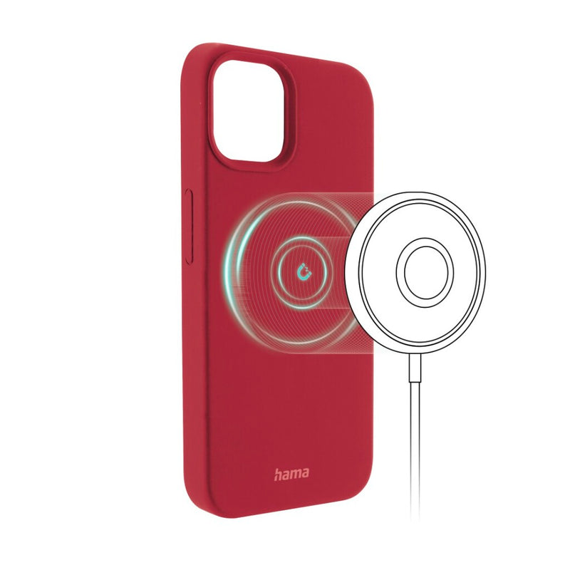 Hama Cover MagCase Finest Feel PRO Voor Apple IPhone 14 Plus Rood