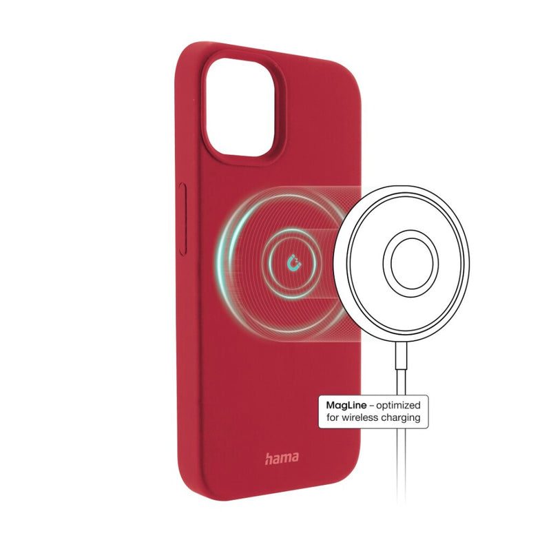 Hama Cover MagCase Finest Feel PRO Voor Apple IPhone 14 Plus Rood