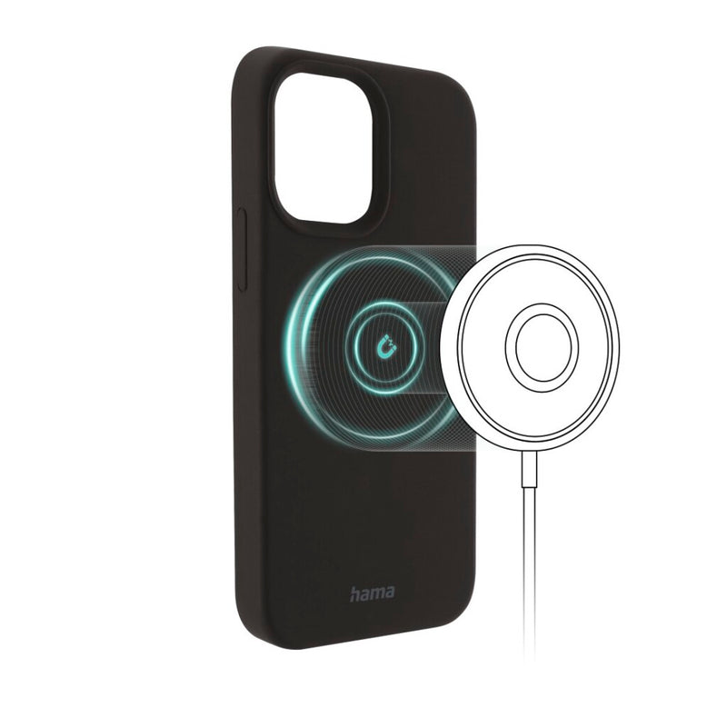 Hama Cover MagCase Finest Feel PRO Voor Apple IPhone 14 Pro Max Zwart