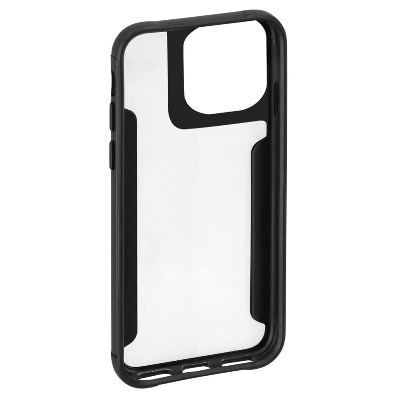 Hama Metallic Frame Cover Voor Apple IPhone 14 Pro Max Transparant/zwart