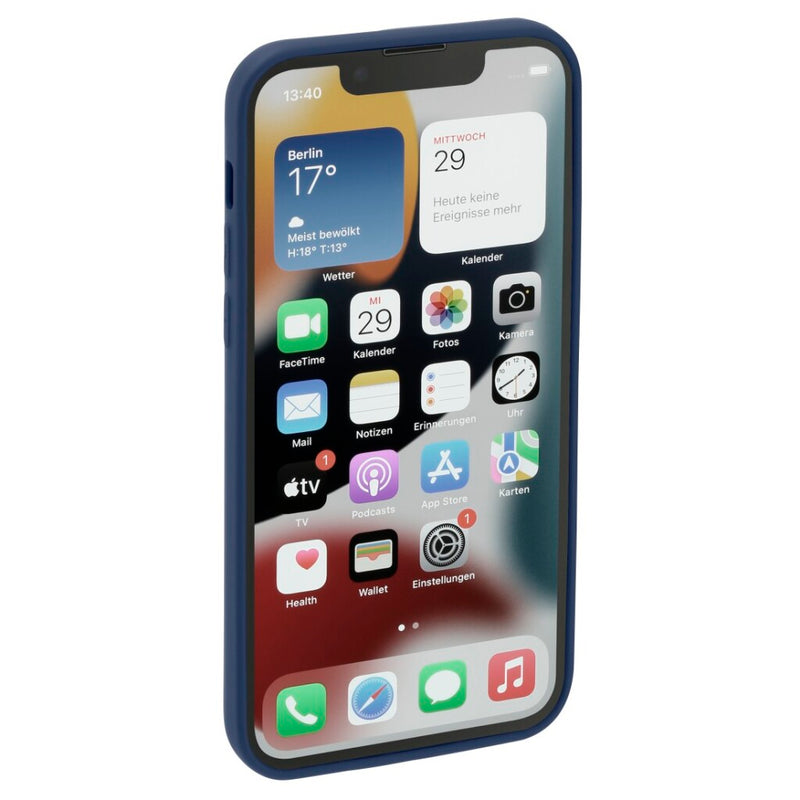 Hama Cover Finest Feel Voor Apple IPhone 14 Plus Donkerblauw