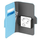 Hama Booklet Smart Move - Rainbow Mt. XXL App. Tot 7,8 X 15,8 Cm Lichtblauw