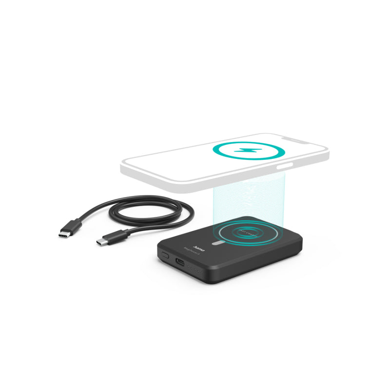 Hama Power Pack Draadloos Opladen MagPower5 5000mAh