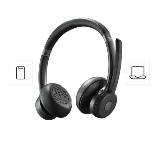 Hama Bluetooth&reg;-headset BT700 Met Microfoon Draadloos Voor Pc GSM Zwart