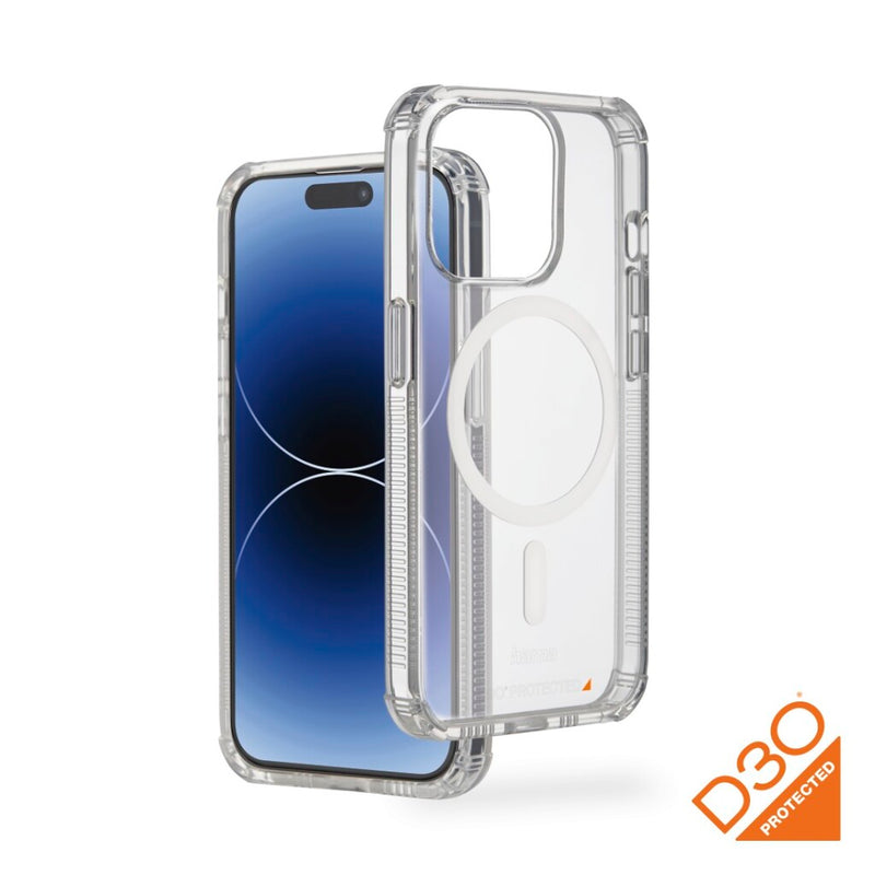 Hama Extreme Protect MagCase Cover Voor Apple IPhone 15 Pro Transparant