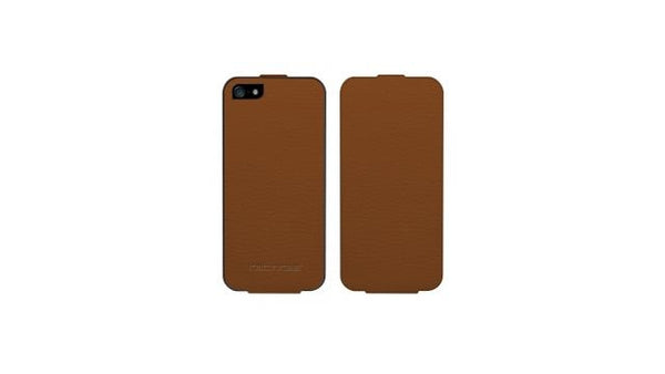 Katinkas Lederen Beschermtasje Twin Flip Classic Bruin voor Apple iPhone 5/5S