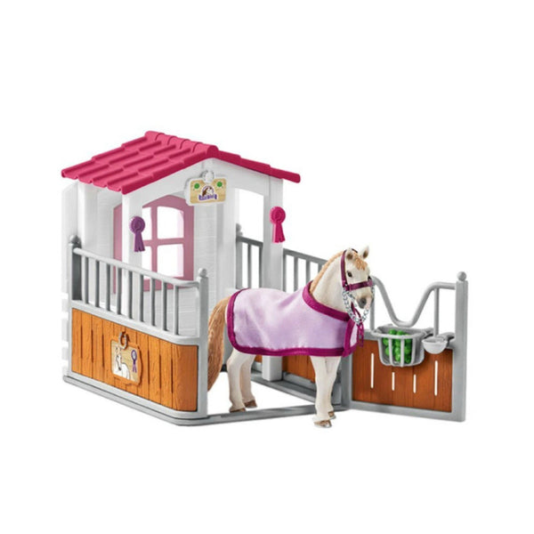 Schleich Speelset Paardenbox met Lusitano Merrie