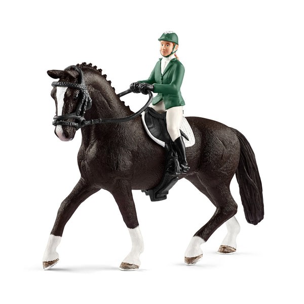 Schleich Springruiter met Paard