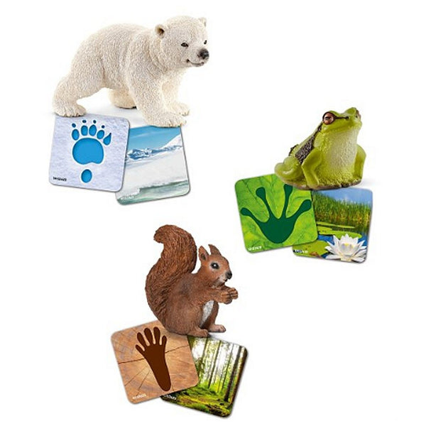 Schleich Wild Life Leerkaarten met Dieren