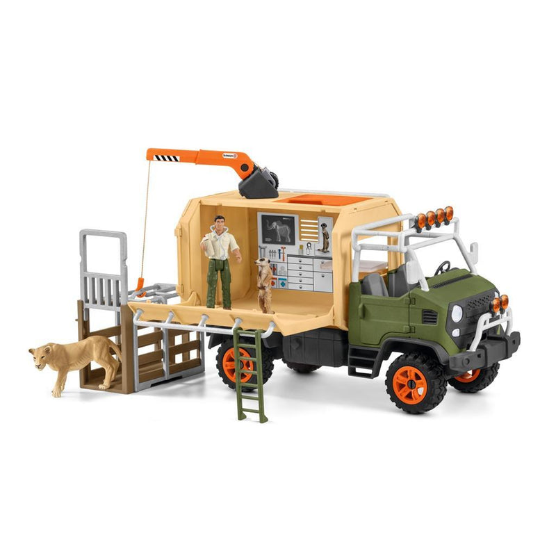 Schleich 42475 Grote Vrachtwagen Dierenredding