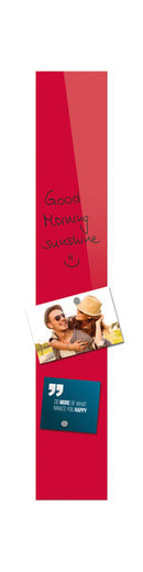 Sigel SI-B1002 Glasmagneetbord Be!Board 100x600mm Rood
