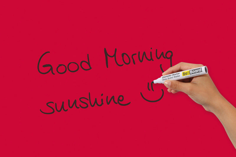 Sigel SI-B1102 Glasmagneetbord Be!Board 450x450mm Rood