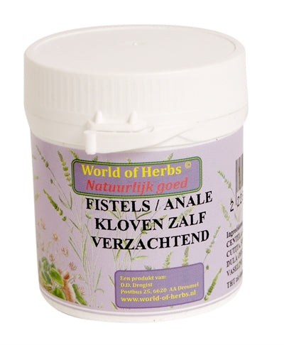 World Of Herbs Fytotherapie Fistels / Anale Kloven Zalf 50 GR