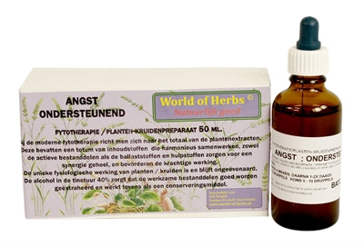 World Of Herbs Fytotherapie Angst Ondersteunend 50 ML