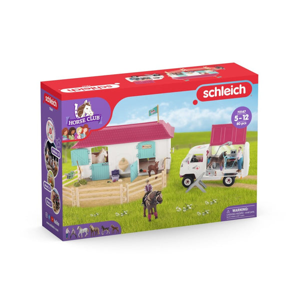 Schleich Horse Club Bezoek van de Dierenarts aan de Stal
