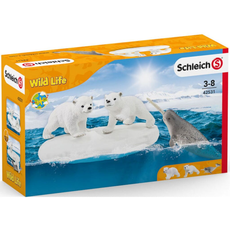 schleich WILD LIFE IJsberen Glijfeestje 42531