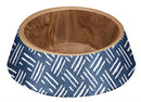 Zzztarhong Voerbak Hond Oasis Melamine Indigo Blauw 19,5X19,5X6,5 CM 700 ML