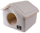 Zzzmartin Sellier Hondenmand Kattenmand Huis Just Love Taupe 43X43X40 CM