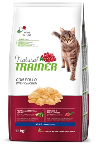 Natural Trainer Cat Adult Chicken 1,5 KG