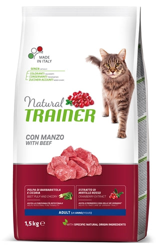 Natural Trainer Cat Adult Beef 1,5 KG