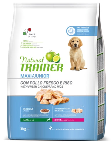 Natural Trainer Dog Junior Maxi Chicken 3 KG