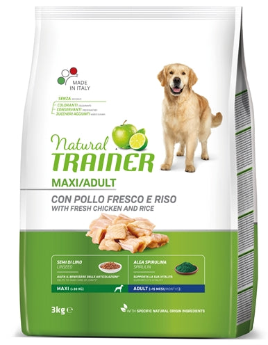 Natural Trainer Dog Adult Maxi Chicken / Rice 3 KG