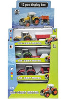 Tractor diecast met aanhanger 3137