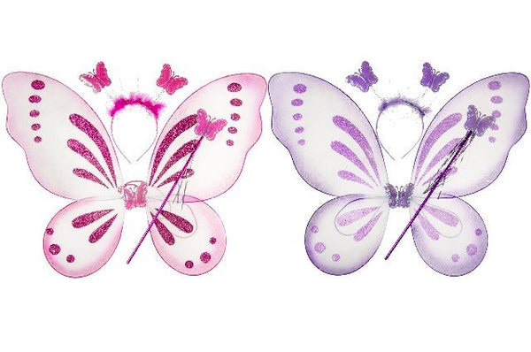 Vlindervleugels met Toverstaf & Tiara