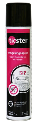 Ticster Omgevingsspray Tegen Vlooienlarven En -eieren 250 ML