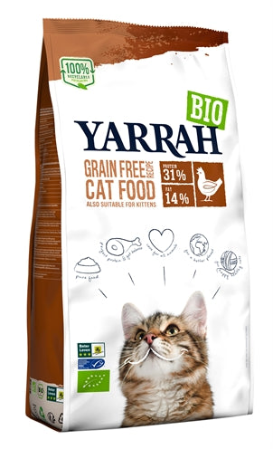 Yarrah Cat Adult Graanvrij Kip/vis 2,4 KG