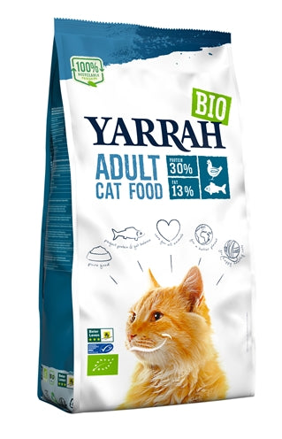 Yarrah Cat Biologische Brokken Vis (msc) Zonder Toegevoegde Suikers 2,4 KG