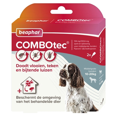 Beaphar Combotec Hond 10-20 KG 2 ST