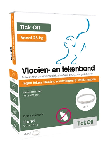 Tick Off Tekenband Grote Tot Extra Grote Hond 75 CM