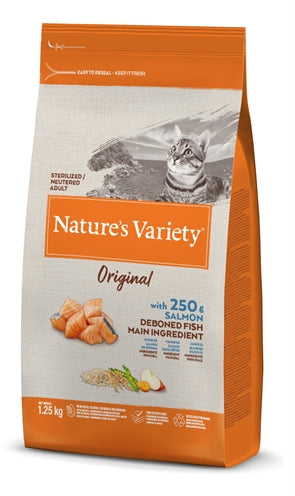 Natures Variety Original Sterilized Salmon 1,25 KG