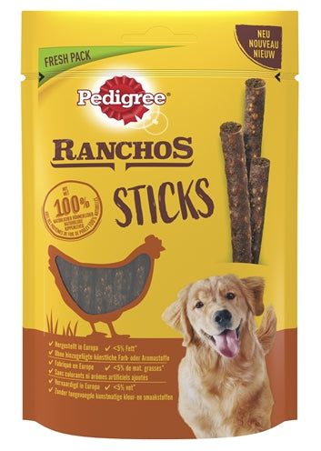 Pedigree Ranchos Sticks Chicken 10X60 GR