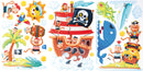 Stickers "Piraten Eiland"