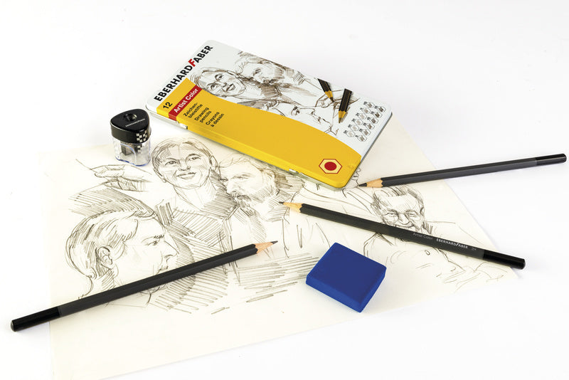 Eberhard Faber EF-516913 Potlood Bliketui 12 Hardtegraden A 12 Stuks