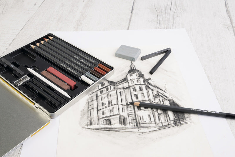 Eberhard Faber EF-516916 Tekenset EFA Bliketui 16 Stuks