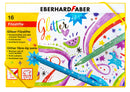 Eberhard Faber EF-551016 Viltstiften Glitter Doos 16 Kleuren