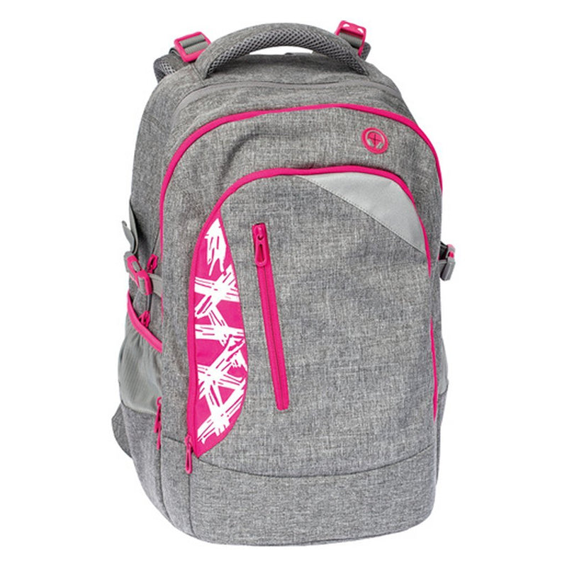 Eberhard Faber EF-577622 X-Style Schooltas 30L Roze/Grijs