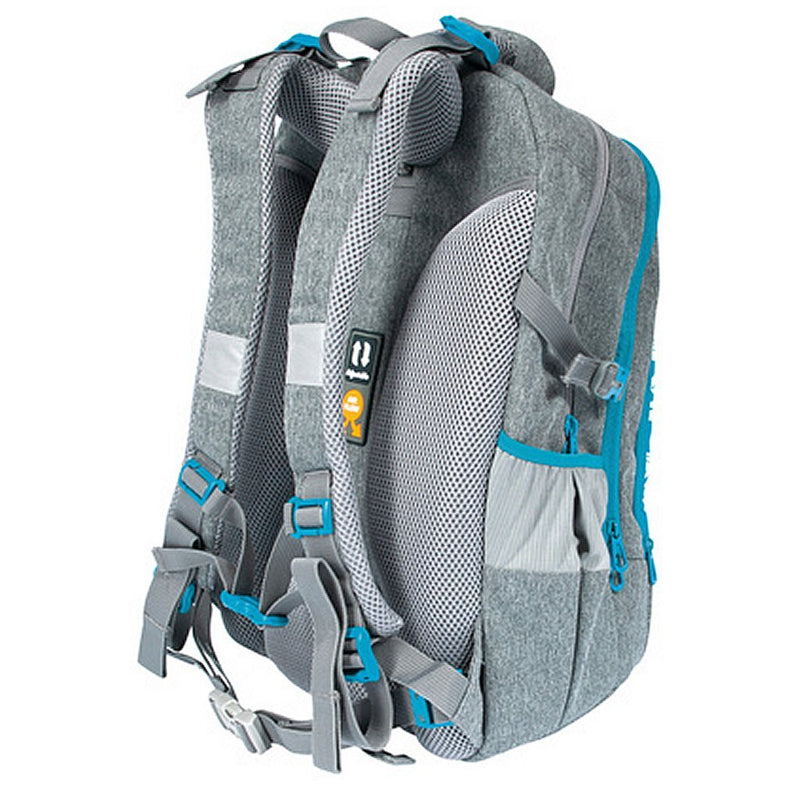 Eberhard Faber EF-577623 X-Style Schooltas 30L Turquoise/Grijs