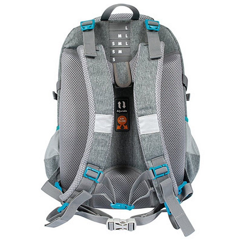 Eberhard Faber EF-577623 X-Style Schooltas 30L Turquoise/Grijs
