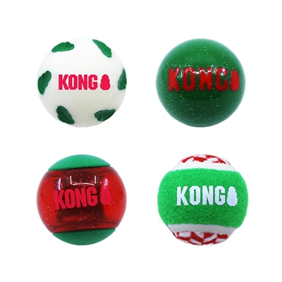Kong Holiday Occasions Ballen 4 ST