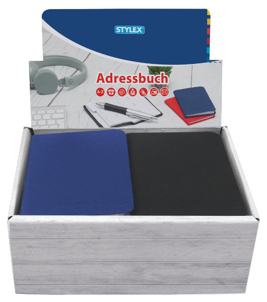 Adressenboek 92*158 mm 2 ass. 46606