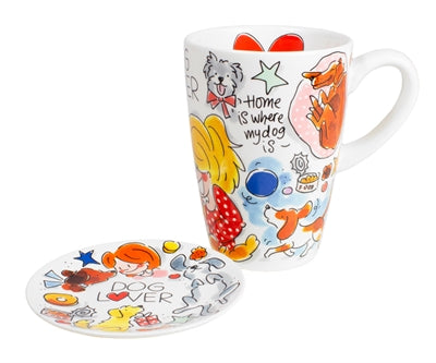 Blond Amsterdam Giftset Mok / Petit Four Schotel Dog Lover