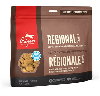 Orijen Freeze-dried Treats Dog Regional Red 92 GR