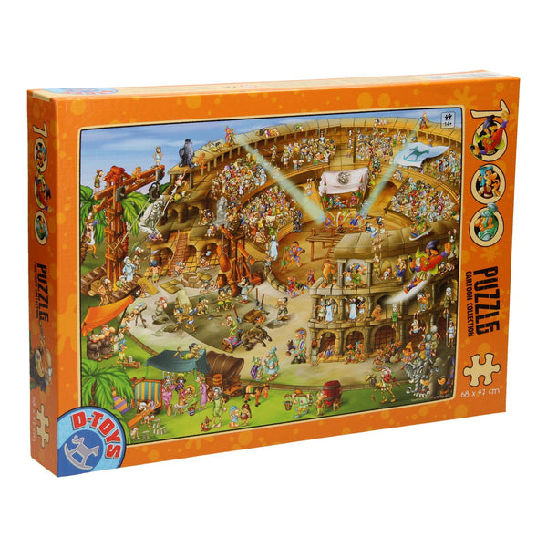 Cartoon Legpuzzel 1.000st - Colosseum