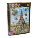 Cartoon Legpuzzel 1.000st - Eiffeltoren