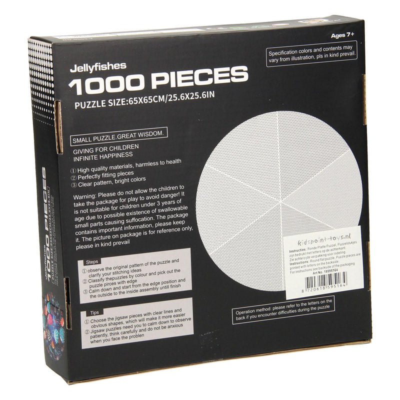 Ronde Puzzel Jellyfish, 1000st.