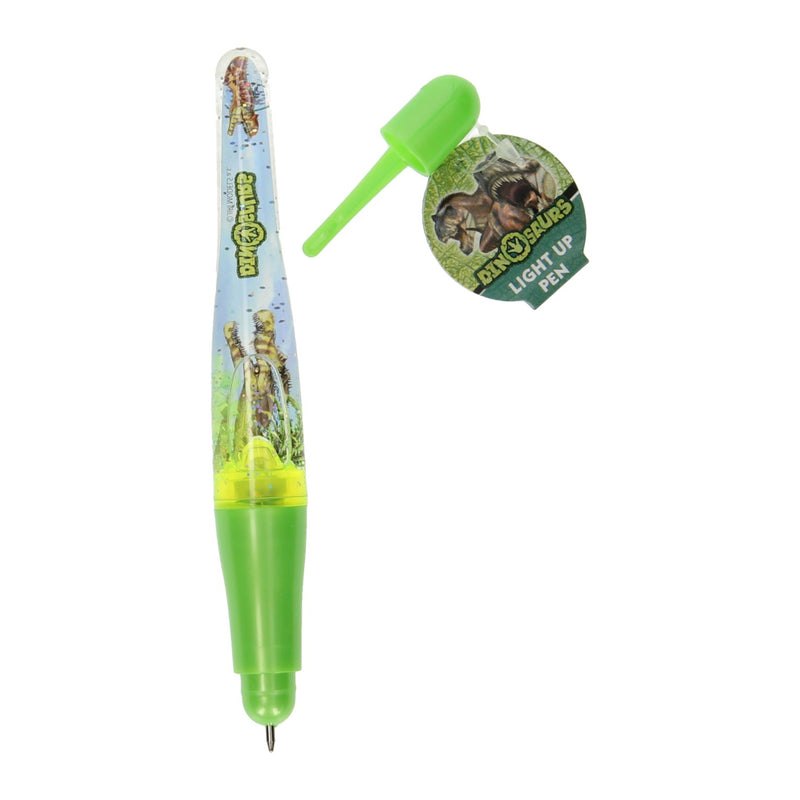 Dinosaurus Glitterpen met Licht